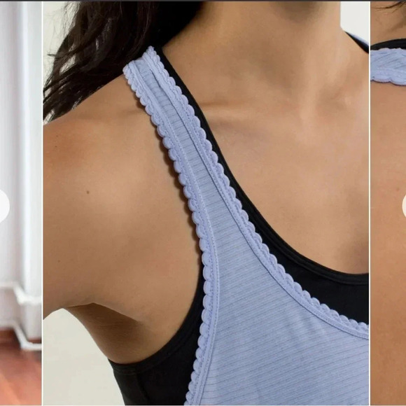 Lululemon 105 F Singlet *Silver heathered lavender dusk size 4-6 - Picture 9 of 12